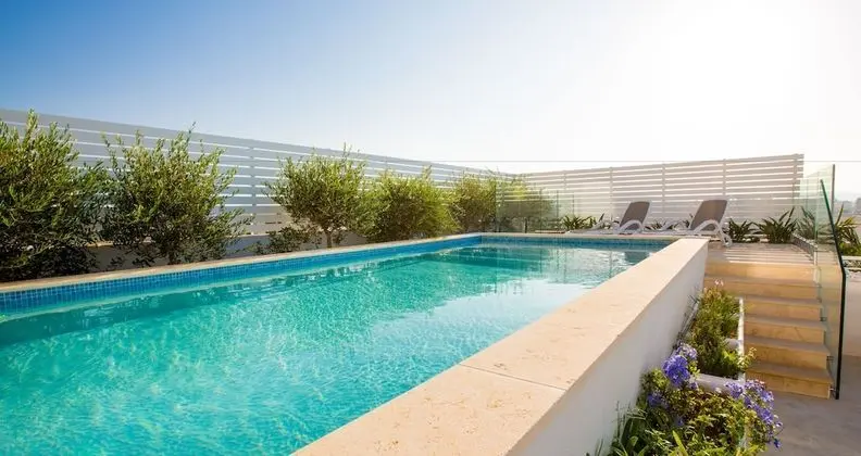 Panoramic Çatı Katı Süiti (Penthouse), Kişiye Özel Havuzlu, Deniz Manzaralı