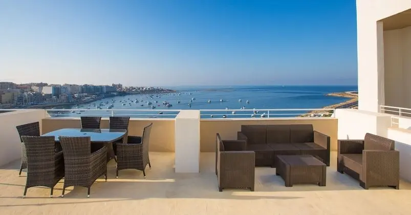 Panoramic Çatı Katı Süiti (Penthouse), Kişiye Özel Havuzlu, Deniz Manzaralı