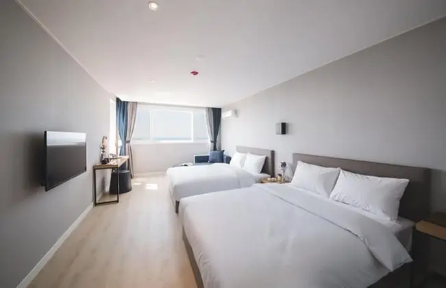 Deluxe Oda, 2 Çift Kişilik Yatak, Sigara İçilmez, Deniz Manzaralı