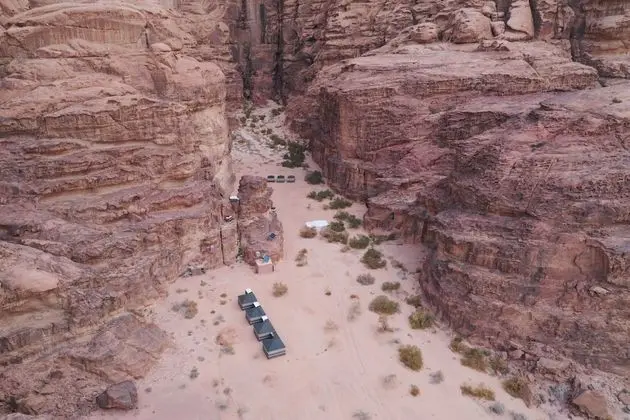 Double Tent, Shared Bathroom