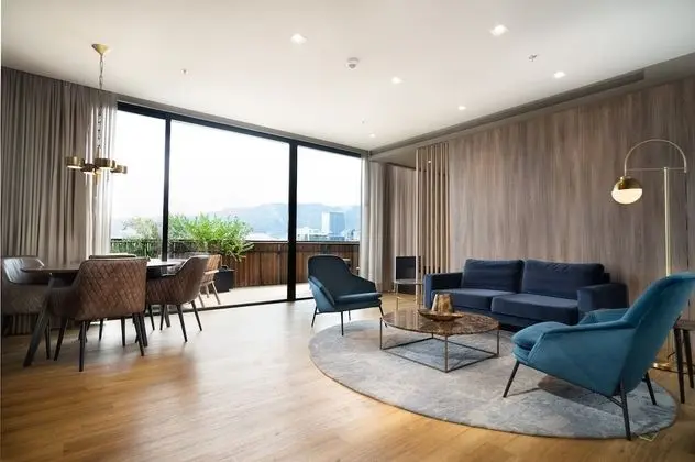 Presidential Apart Daire, 1 Yatak Odası, Teras, Park Manzaralı