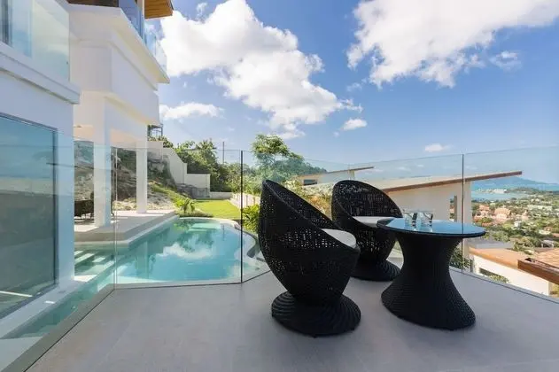 Luxury Süit, 2 Yatak Odası, Kişiye Özel Havuzlu, Okyanus Manzaralı