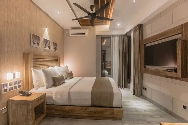 Deluxe Tek Büyük Yataklı Oda, Balkon, Okyanus Manzaralı (Free Airport Transfer)