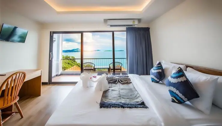 Deluxe Tek Büyük veya İki Ayrı Yataklı Oda, Deniz Manzaralı