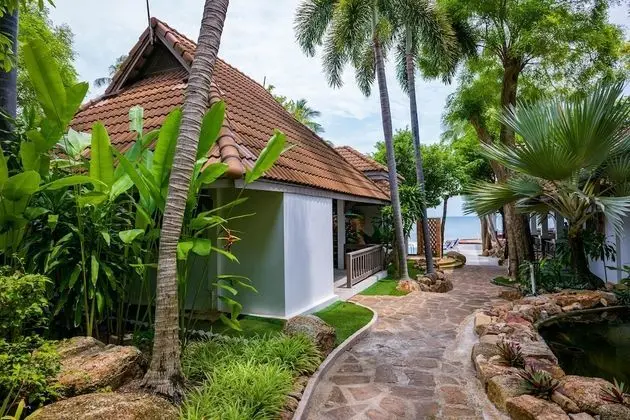 Deluxe Villa, 1 En Büyük (King) Boy Yatak, Bahçe Manzaralı