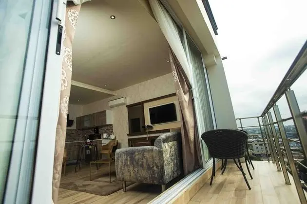 Basic Çatı Katı Süiti (Penthouse), 1 Yatak Odası, Balkon, Şehir Manzaralı