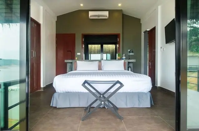Deluxe Bungalov, 1 Yatak Odası, Plaj Manzaralı