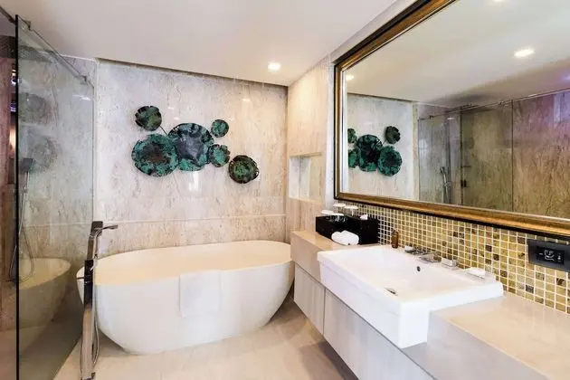 Premium Süit, 1 En Büyük (King) Boy Yatak, Balkon, Şehir Manzaralı (Living Room)