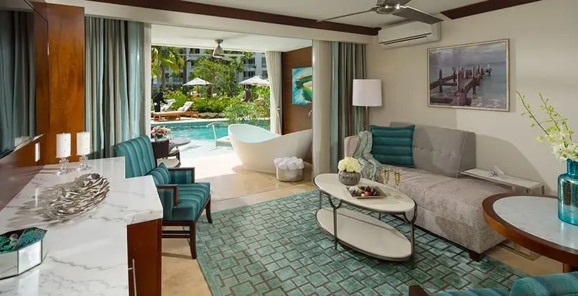 Luxury Süit, 1 Yatak Odası, Bahçe Manzaralı (Crystal Lagoon Swim-Up Butler Suite)