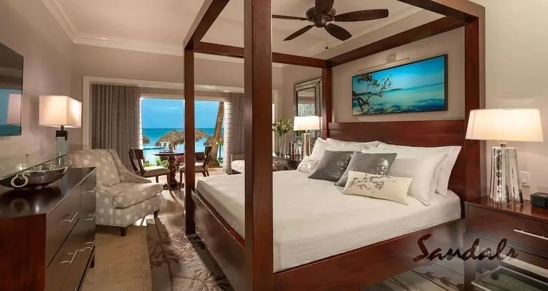 Luxury Oda, 1 Yatak Odası, Okyanus Manzaralı (Paradise Honeymoon Grande Luxe)