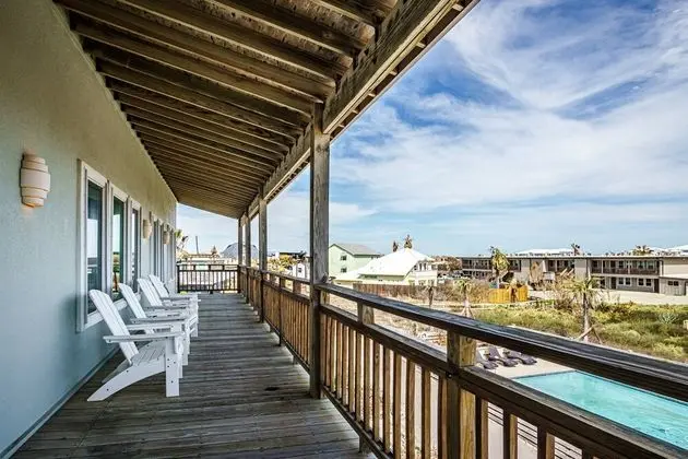Ev, Birden Çok Yatak, Veranda, Okyanus Manzaralı (Sandcastle Beach House)