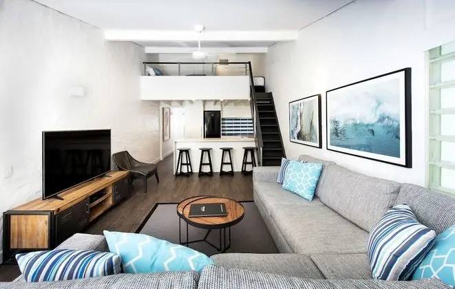 Deluxe Çatı Katı (Loft), 2 Yatak Odası, Kısmi Deniz Manzaralı, Denize Sıfır