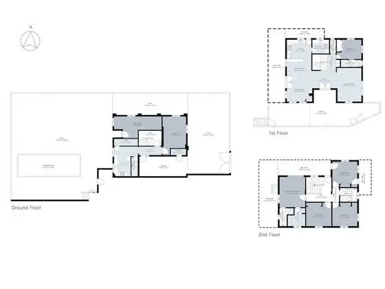 Villa, Birden Çok Yatak Odası, Şömine