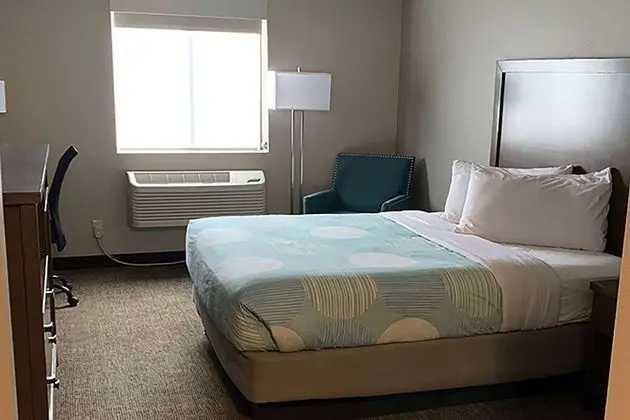 Oda, 1 Büyük (Queen) Boy Yatak, Engellilere Uygun, Sigara İçilmez (Mobility, Tub w/Grab Bars)