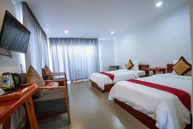 Deluxe İki Ayrı Yataklı Oda, Birden Çok Yatak, Balkon, Bahçe Manzaralı