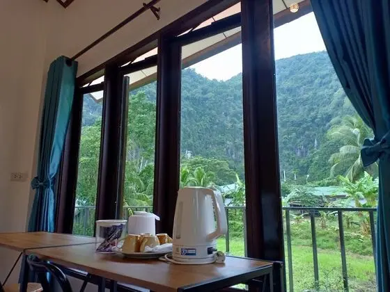 Family Dört Kişilik Oda, Veranda, Dağ Yamacı
