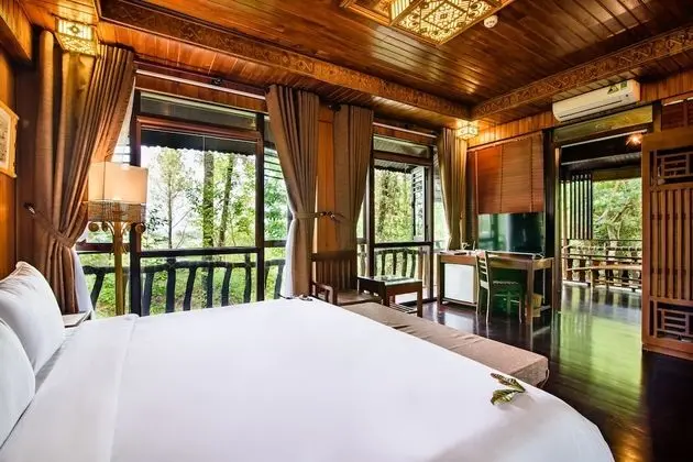 Deluxe Bungalov, 1 Çift Kişilik Yatak