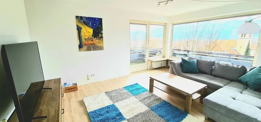 Luxury Apart Daire, 1 Yatak Odası, Balkon, Dağ Manzaralı