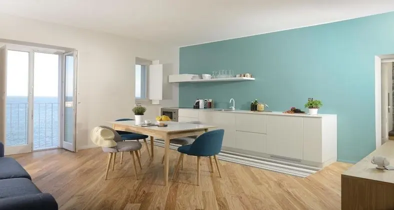 Panoramic Apart Daire, Mutfak, Deniz Manzaralı