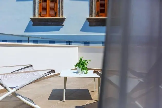 Design Oda, Teras, Kısmi Deniz Manzaralı (Blu Balena)