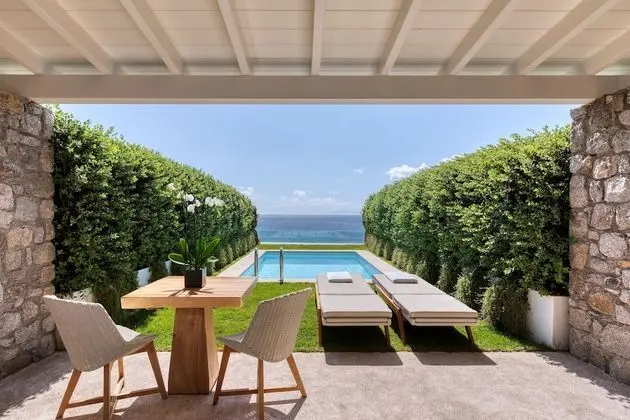 Luxury Süit, 1 Çift Kişilik Yatak, Deniz Manzaralı (Private Pool)