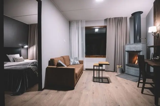 Superior room with Sauna and Fireplace (Fireplace not in use on summer time)