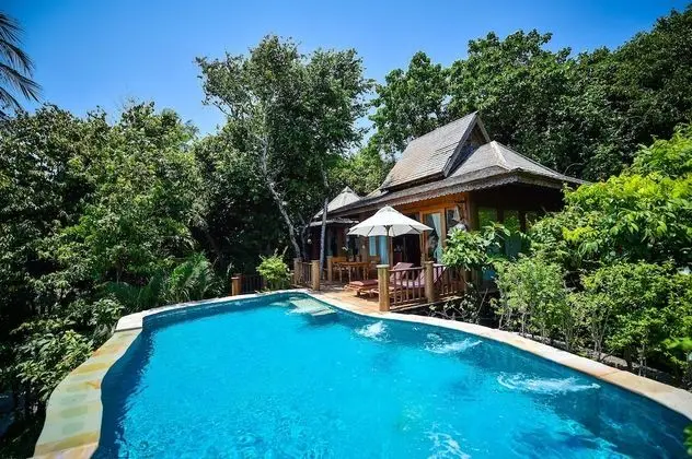 Plus Round Trip Speedboat Transfer Sea View Pool Villa - Outdoor Shower