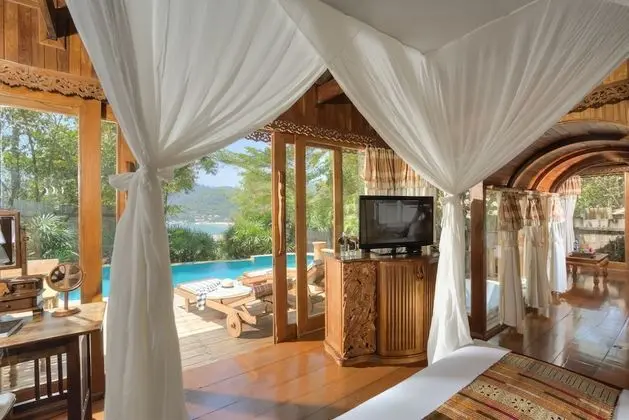 Plus Round Trip Speedboat Transfer Sea View Pool Villa - Outdoor Shower