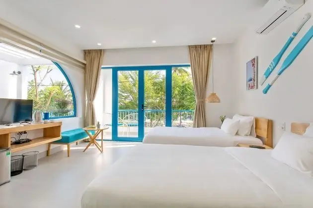 Deluxe Tek Büyük veya İki Ayrı Yataklı Oda, Veranda