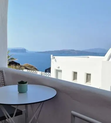Classic Oda, Balkon, Deniz Manzaralı (Caldera View)