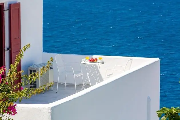 Deluxe Double Room, Caldera View, External Tub