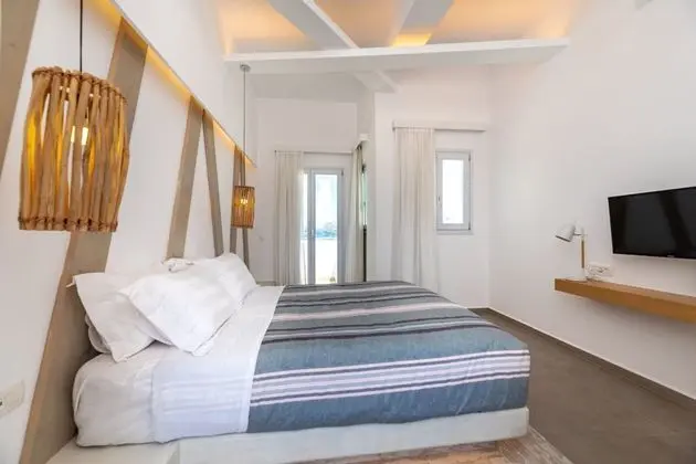 Deluxe Double Room, Caldera View, External Tub