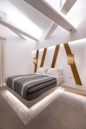 Deluxe Double Room, Caldera View, External Tub