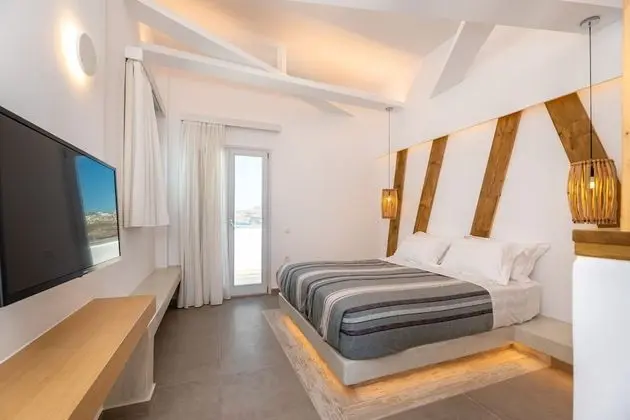 Deluxe Double Room, Caldera View, External Tub