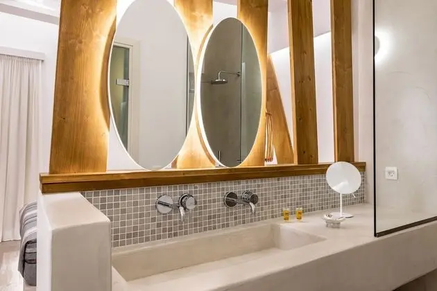 Deluxe Double Room, Caldera View, External Tub