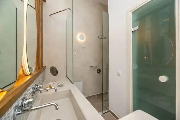 Deluxe Double Room, Caldera View, External Tub