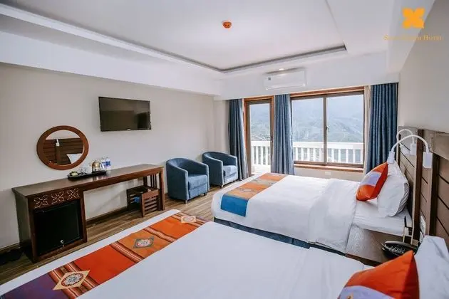Deluxe Tek Büyük veya İki Ayrı Yataklı Oda, 1 Yatak Odası, Sigara İçilmez, Dağ Manzaralı