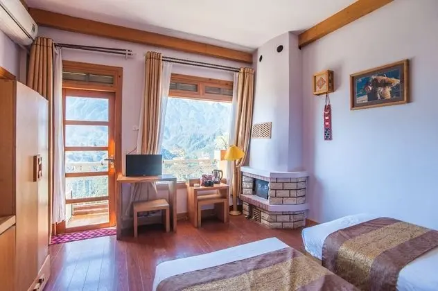 Deluxe Oda, 1 Çift Kişilik veya 2 Tek Kişilik Yatak, Dağ Manzaralı