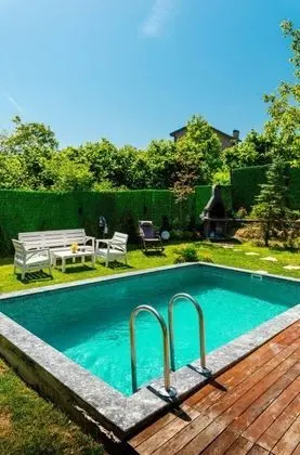 Superior Bungalow 2+1, Dağ veya Havuz Manzaralı, Isıtmalı Özel Havuzlu