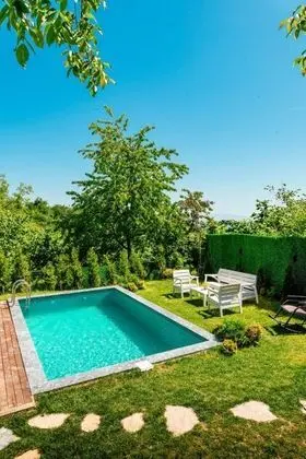 Superior Bungalow 2+1, Dağ veya Havuz Manzaralı, Isıtmalı Özel Havuzlu