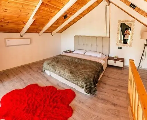 Superior Bungalow 2+1, Dağ veya Havuz Manzaralı, Isıtmalı Özel Havuzlu
