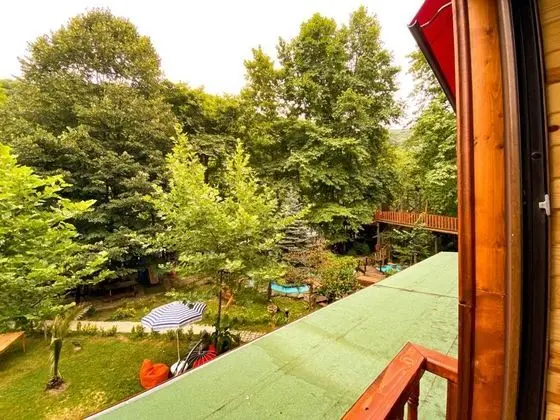 Dubleks Jakuzili Şömineli Bungalov