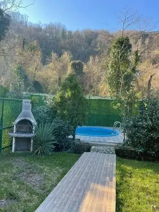 Şömineli Barbekülü Bungalov