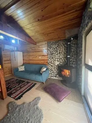 Şömineli Barbekülü Bungalov