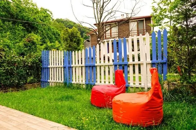 Şömineli Barbekülü Bungalov