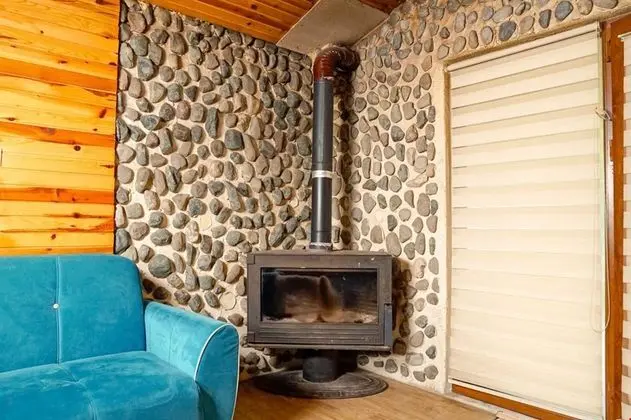 Şömineli Barbekülü Bungalov