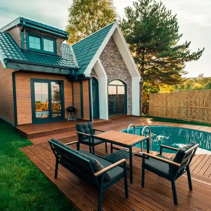 Suite Bungalow, Göl Manzaralı, Özel Havuzlu ve Bahçeli