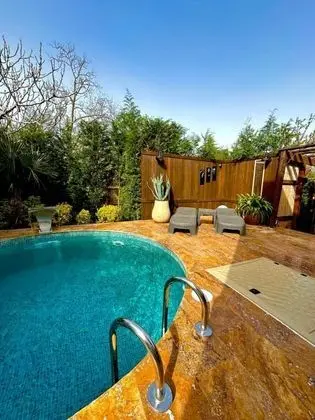 Bungalow, Bahçe Manzaralı, Isıtmalı Özel Havuzlu