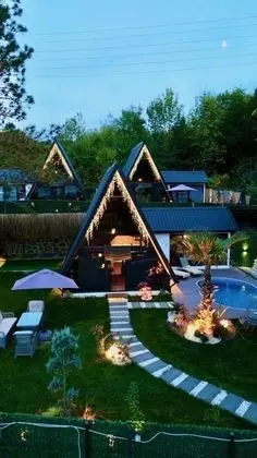 Bungalow 2+1 Oda, Göl Manzaralı, Özel Havuzlu ve Jakuzili