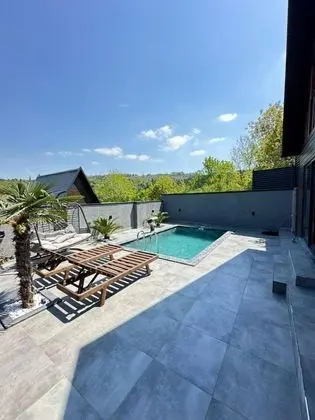 Premium Bungalow,Dağ Manzaralı,Isıtmalı Özel Havuzlu
